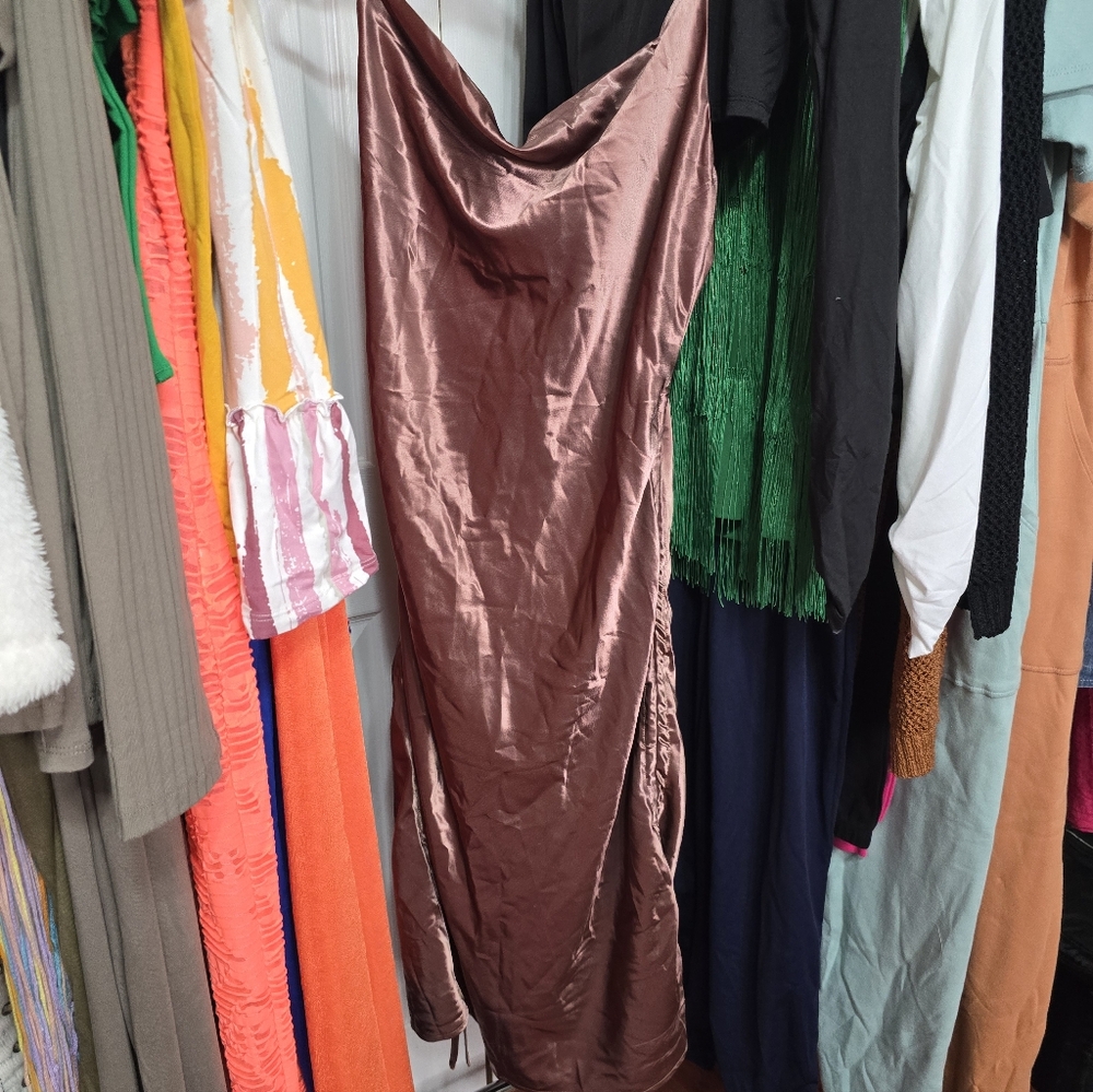 Elegant Satin Slip Dress